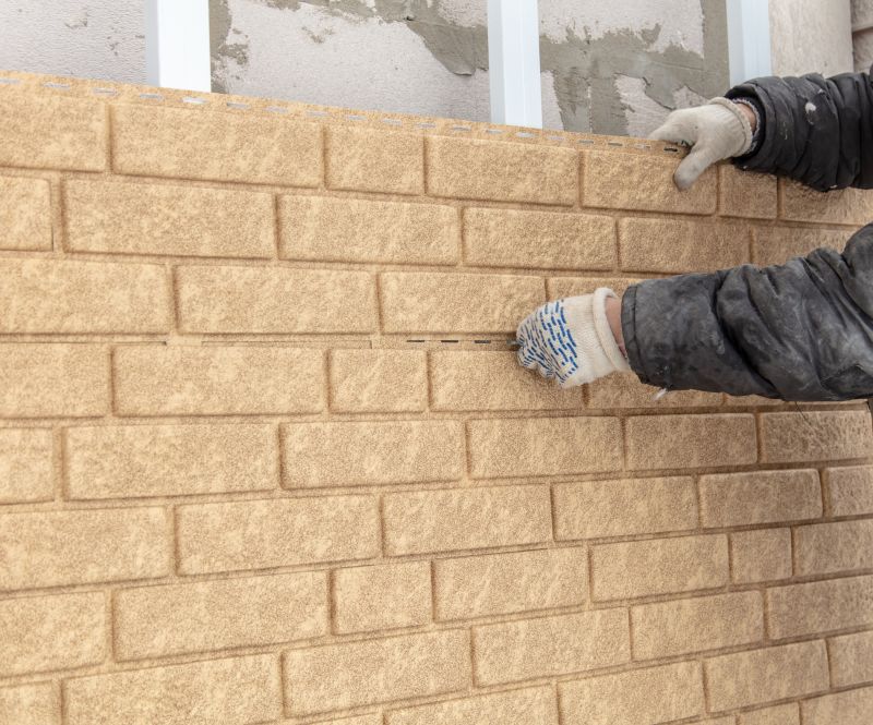 Products For Brick Veneer Siding Installations in use